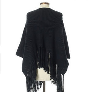 Express Sweaters - EXPRESS Black Cable Knit Poncho Express Sweaters - EXPRESS Black Cable Knit Poncho